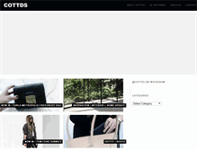 Tablet Screenshot of cottds.com